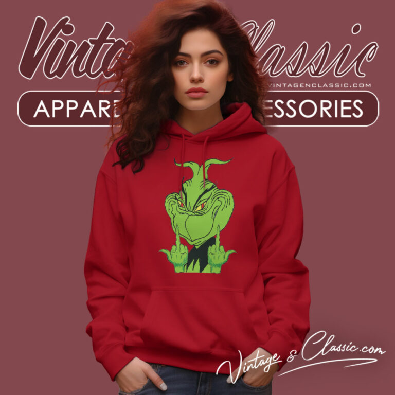 Grinch Christmas Fck Funny Hoodie Grinch Christmas Fck Funny Hoodie