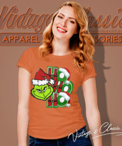Grinch Christmas Ho Ho Ho Women T Shirt