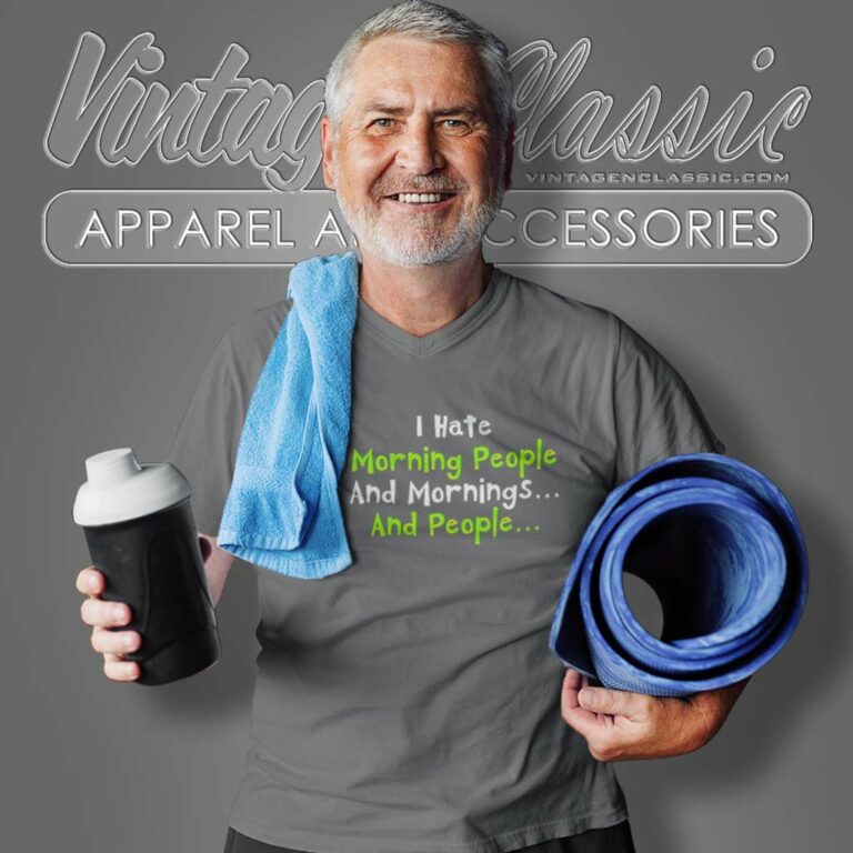 Grinch Christmas I Hate Morning People V Neck TShirt Grinch Christmas I Hate Morning People V Neck TShirt