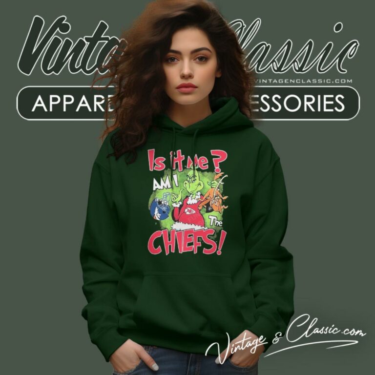 Grinch Christmas Is It Me Am I Kansas City Chiefs Hoodie Grinch Christmas Is It Me Am I Kansas City Chiefs Hoodie