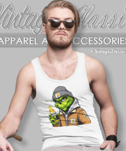 Grinch Drinking Beer Corona Extra Tank Top Racerback 1