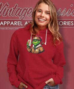 Grinch Drinking Beer Lone Star Hoodie 1