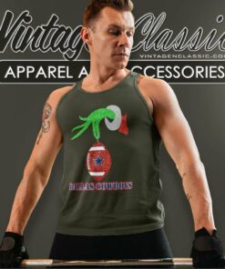 Grinch Hand Stole Dallas Cowboys Xmas Shirt 4 Grinch Hand Stole Dallas Cowboys Xmas Tank Top Racerback