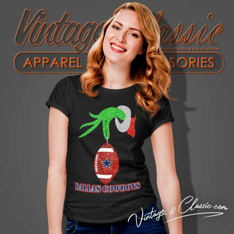 Grinch Hand Stole Dallas Cowboys Xmas Women TShirt Grinch Hand Stole Dallas Cowboys Xmas Women TShirt