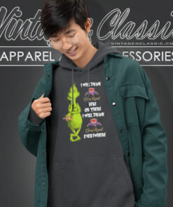Grinch I Will Drink Crown Royal Hoodie