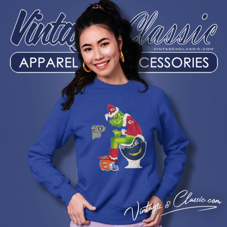 Grinch Kansas City Chiefs Toilet Sweatshirt Grinch Kansas City Chiefs Toilet Sweatshirt