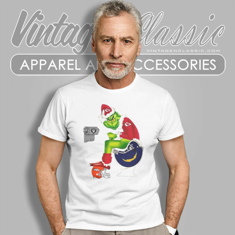 Grinch Kansas City Chiefs Toilet T Shirt Grinch Kansas City Chiefs Toilet T Shirt