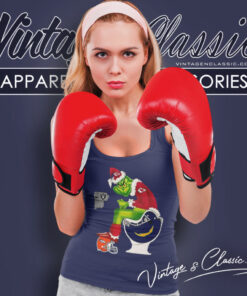 Grinch Kansas City Chiefs Toilet Tank Top Racerback