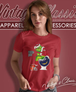 Grinch Kansas City Chiefs Toilet Women T Shirt