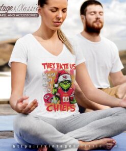 Grinch Kansas-City Chiefs Christmas Shirt – They Hate Us Because They Aint Us