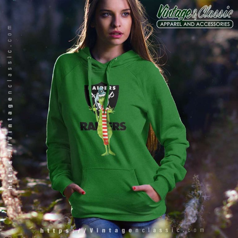 Grinch Las Vegas Raider Hoodie Grinch Las Vegas Raider Hoodie