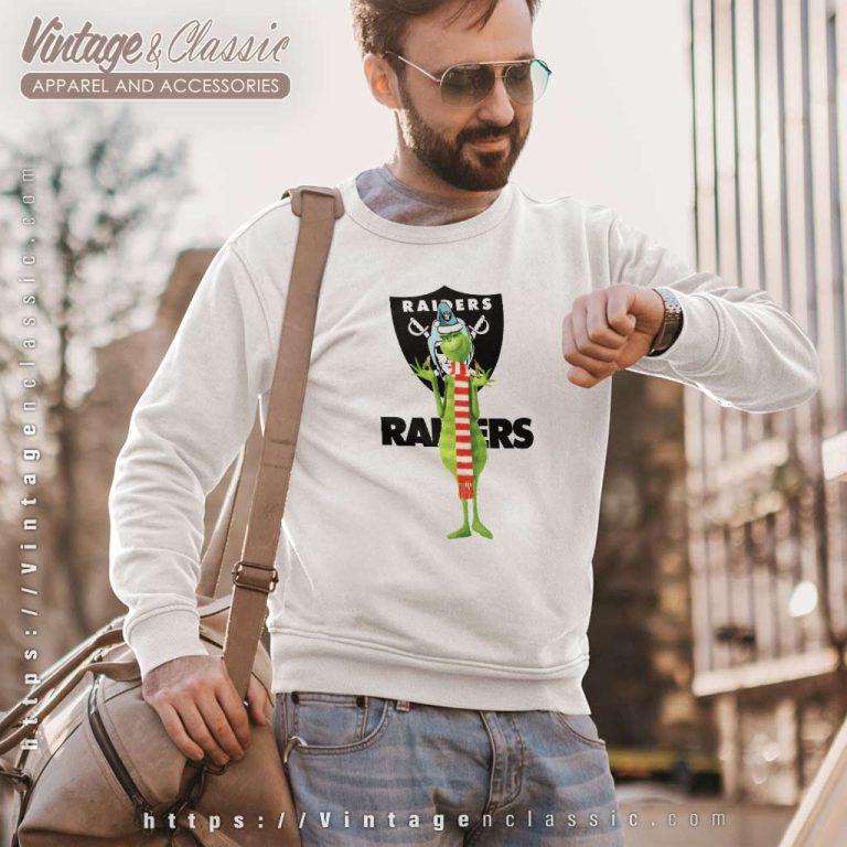 Grinch Las Vegas Raider Sweatshirt Grinch Las Vegas Raider Sweatshirt
