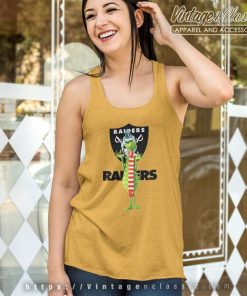 Grinch Las Vegas Raider Tank Top Racerback