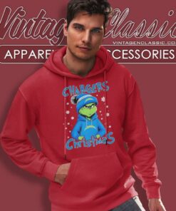 Grinch Los Angeles Chargers Christmas Hoodie