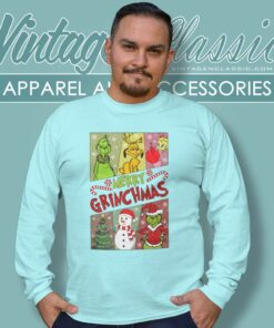 Grinch Merry Grinchmas Santa Long Sleeve Tee