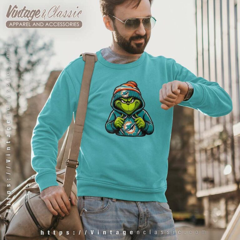 Grinch Miami Dolphins Nfl Sweatshirt Grinch Miami Dolphins Nfl Sweatshirt
