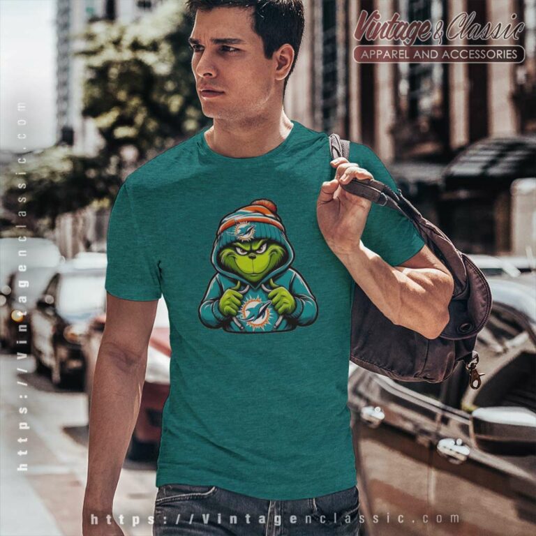 Grinch Miami Dolphins Nfl T Shirt Grinch Miami Dolphins Nfl T Shirt