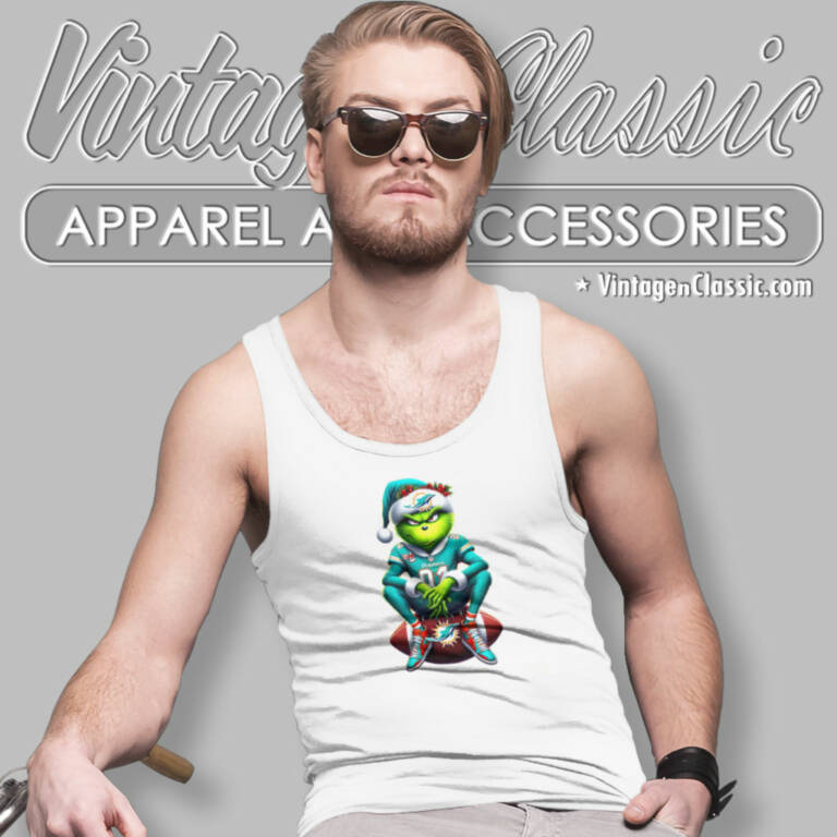 Grinch Miami Dolphins Shirt For Fan Tank Top Racerback Grinch Miami Dolphins Shirt For Fan Tank Top Racerback