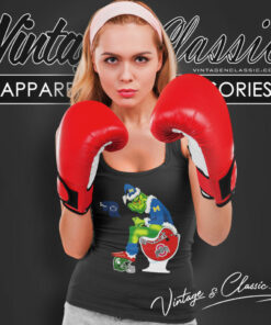 Grinch Michigan Wolverines Toilet Tank Top Racerback