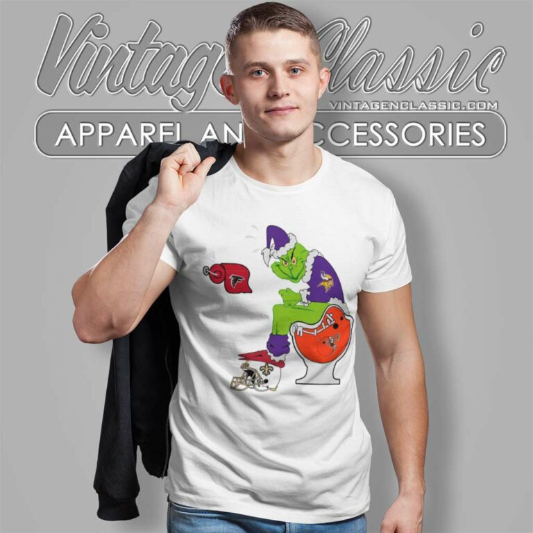Grinch Minnesota Vikings Toilet T Shirt Grinch Minnesota Vikings Toilet T Shirt