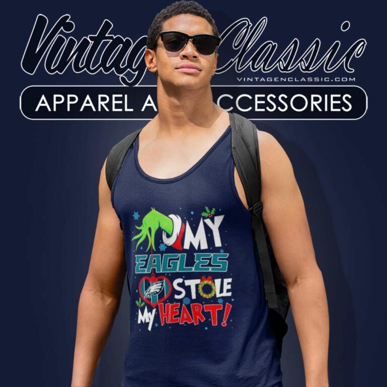 Grinch My Eagles Stole My Heart Philadelphia Nfl Football Tank Top Racerback Grinch My Eagles Stole My Heart Philadelphia Nfl Football Tank Top Racerback