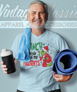 Grinch My Presents Christmas V Neck TShirt