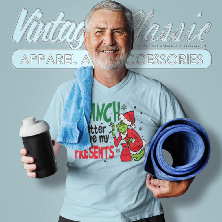 Grinch My Presents Christmas V Neck TShirt Grinch My Presents Christmas V Neck TShirt