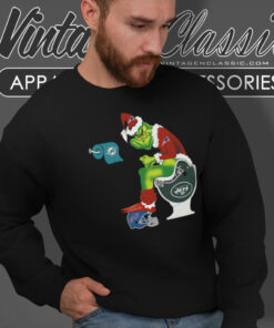 Grinch New England Patriot Toilet Sweatshirt