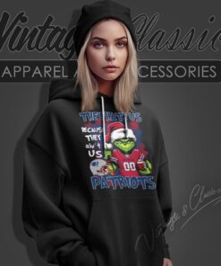 Grinch New England Patriots Christmas Shirt – They Hate Us Because They Aint Us