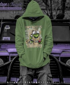 Grinch New Orleans Saints Christmas Shirt They Hate Us Because They Aint Us Hoodie