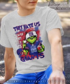 Grinch New York Giants Christmas Shirt – They Hate Us Because They Aint Us