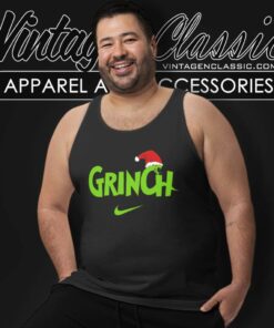 Grinch Nike Snake Santa Christmas Tank Top Racerback