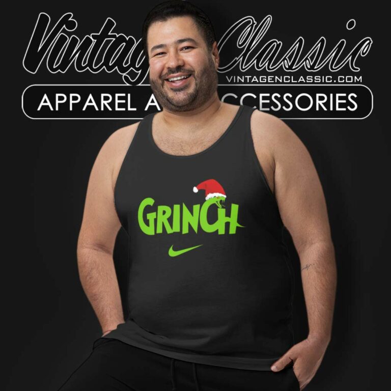 Grinch Nike Snake Santa Christmas Tank Top Racerback Grinch Nike Snake Santa Christmas Tank Top Racerback