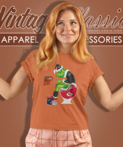 Grinch Oakland Raiders Toilet Women T Shirt