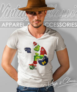 Grinch Ohio State Buckeyes Toilet V Neck TShirt