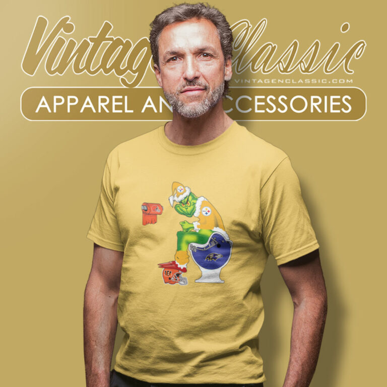 Grinch Pittsburgh Steelers Toilet T Shirt Grinch Pittsburgh Steelers Toilet T Shirt