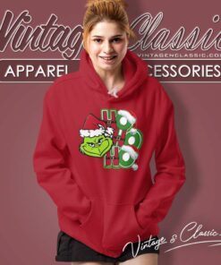 Grinch Santa Ho Ho Ho Christmas Hoodie