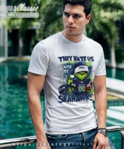 Grinch Seattle Seahawks Christmas Shirt – They Hate Us Because They Aint Us