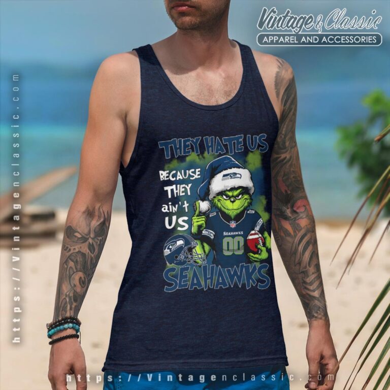 Grinch Seattle Seahawks Christmas Shirt They Hate Us Because They Aint Us Tank Top Racerback Grinch Seattle Seahawks Christmas Shirt They Hate Us Because They Aint Us Tank Top Racerback
