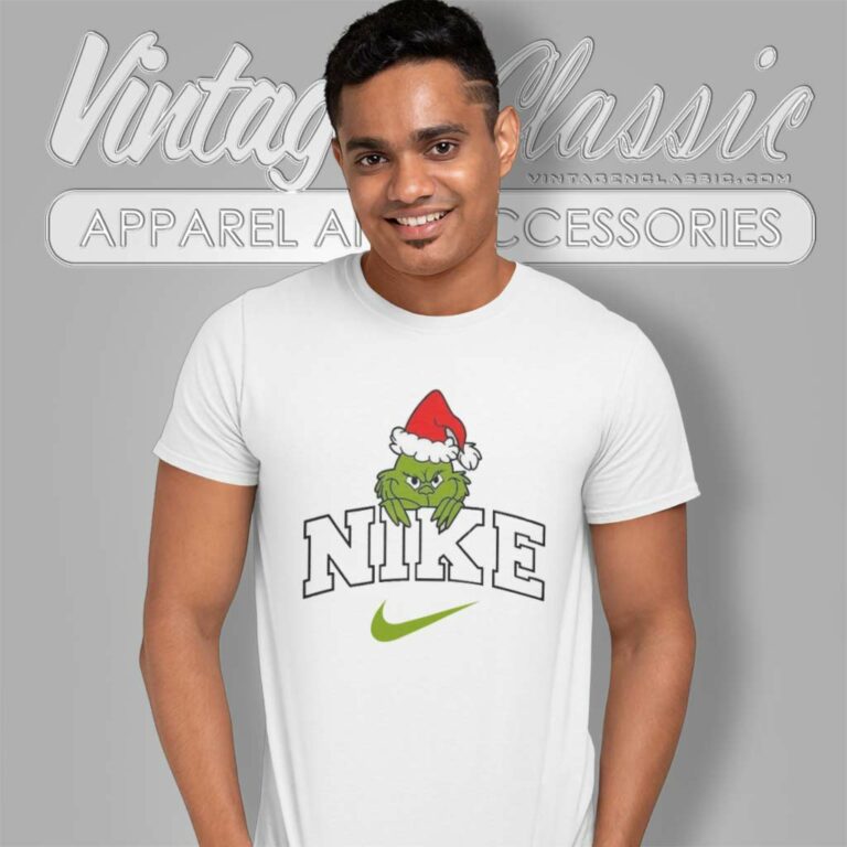 Grinch Stole Christmas Nike Logo T Shirt Grinch Stole Christmas Nike Logo T Shirt