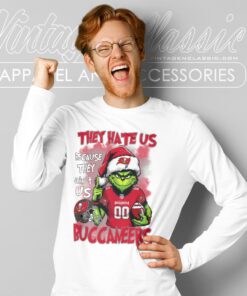 Grinch Tampa Bay Buccaneers Christmas Shirt – They Hate Us Because They Aint Us