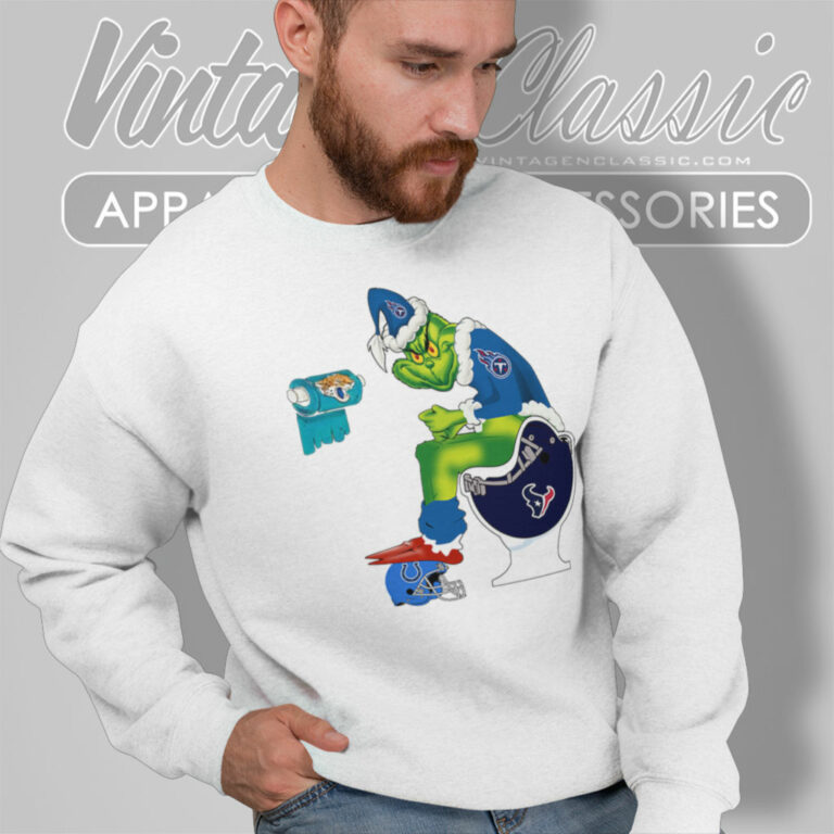 Grinch Tennessee Titans Toilet Sweatshirt Grinch Tennessee Titans Toilet Sweatshirt