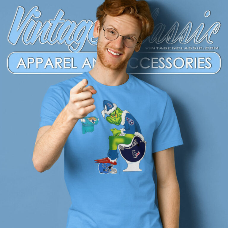 Grinch Tennessee Titans Toilet T Shirt Grinch Tennessee Titans Toilet T Shirt