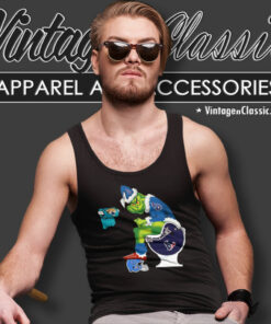 Grinch Tennessee Titans Toilet Tank Top Racerback