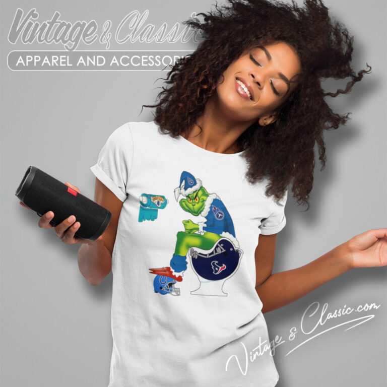 Grinch Tennessee Titans Toilet Women T Shirt Grinch Tennessee Titans Toilet Women T Shirt