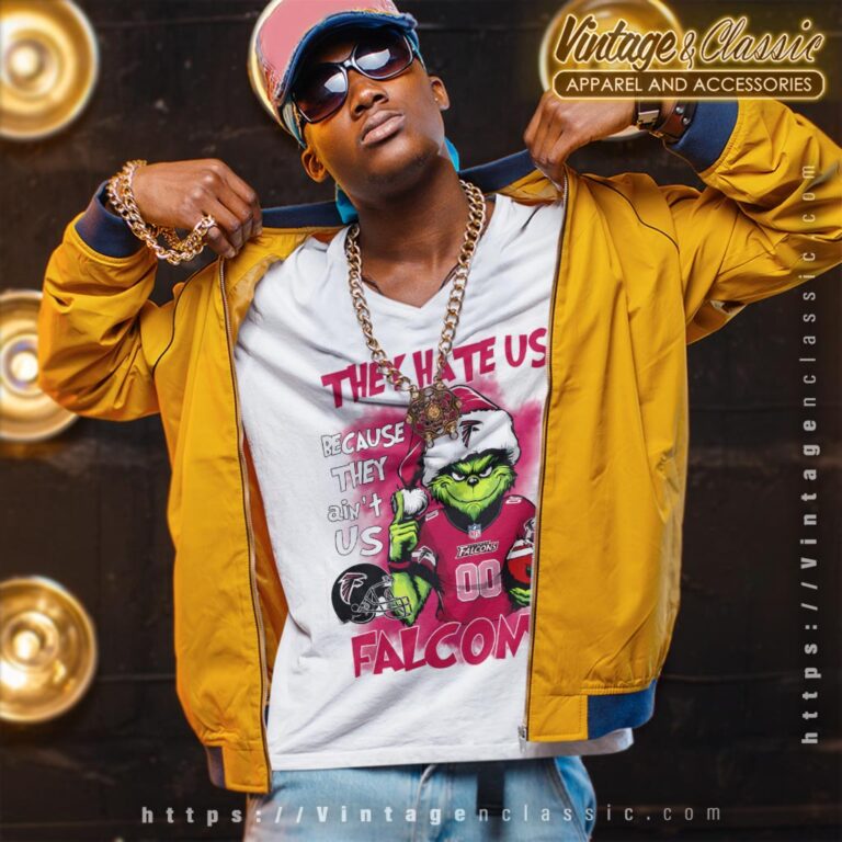 Grinch They Hate Us Because They Aint Us Atlanta Falcons Christmas Shirt V Neck TShirt Grinch They Hate Us Because They Aint Us Atlanta Falcons Christmas Shirt V Neck TShirt