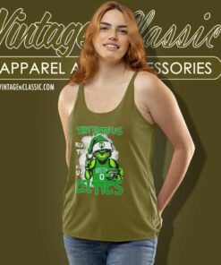 Grinch They Hate Us Because They Aint Us Celtics Tank Top Racerback