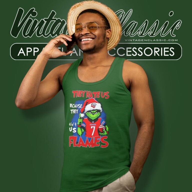 Grinch They Hate Us Because They Aint Us Liberty Flames Christmas Tank Top Racerback Grinch They Hate Us Because They Aint Us Liberty Flames Christmas Tank Top Racerback