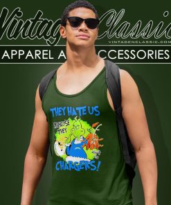 Grinch They Hate Us Because They Aint Us Los Angeles Chargers Shirt 4 Grinch They Hate Us Because They Aint Us Los Angeles Chargers Tank Top Racerback