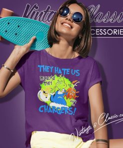 Grinch They Hate Us Because They Aint Us Los Angeles Chargers Shirt 6 Grinch They Hate Us Because They Aint Us Los Angeles Chargers Women T Shirt